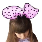 Opaska Minie Uszka Kokardka 