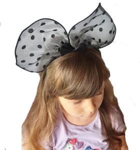 Opaska Minie Uszka Kokardka 