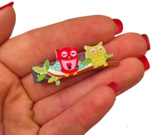 Spinka ze śpiącymi sowami 