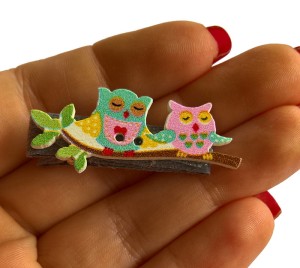 Spinka ze śpiącymi sowami