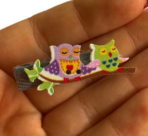 Spinka ze śpiącymi sowami