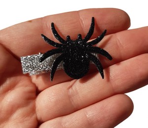 Pająk Halloween Brokat