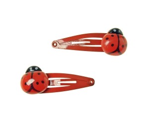 Spineczki klik/pyk biedronki 2 szt 