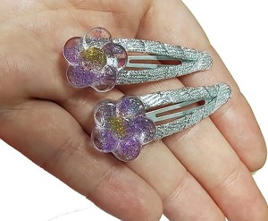 Zestaw spineczek hand made kwiatuszki