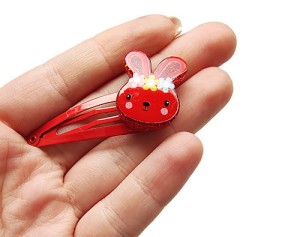 Spineczka kilk/pyk króliczek czerwony