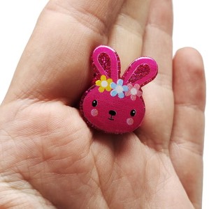 Gumeczka króliczek żywica róż