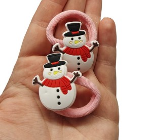 Gumeczki 2 kucyki 2 szt bałwanki