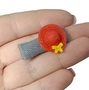 Kolorowe spineczki Kapelusik 