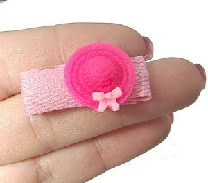 Kolorowe spineczki Kapelusik  