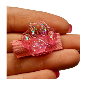 Spineczka łapka hand made żywica  świecąca