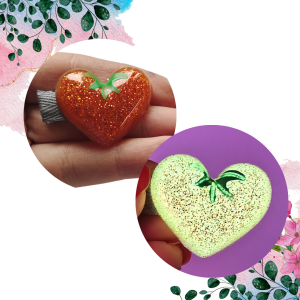 Spineczka z serduszkiem-dynią Halloween