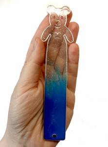 Zakładka do książki hand made żywica miś 