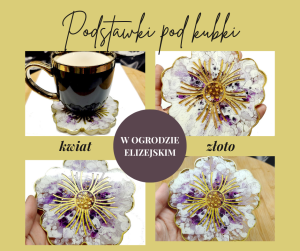 Kwiat - podkładka ozdobna  