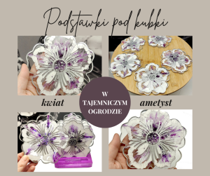 Kwiat - podkładka ozdobna 