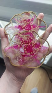 Róża II - podkładka ozdobna 