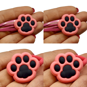 Zestaw łapki 4 szt: spinki+gumki  