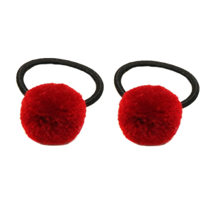 Gumki z pomponikiem 2 szt