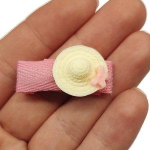 Kolorowe spineczki Kapelusik 