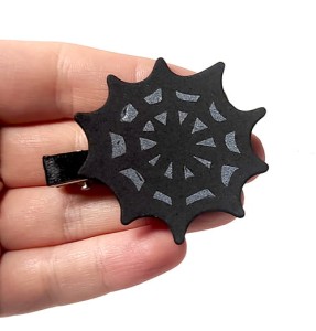 Spinka Halloween Pajęczyna czarna mała