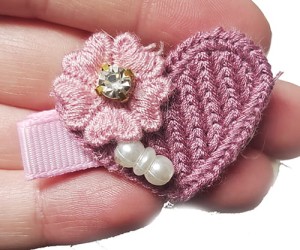 Spinka serduszko szydełko