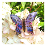 Gumka motylek hand made żywica