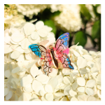 Gumka motylek hand made żywica  