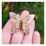 Gumka motylek hand made żywica