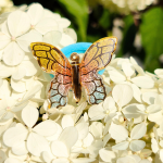 Gumka motylek hand made żywica