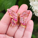 Gumka motylek hand made żywica