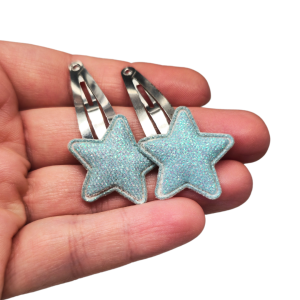 Spinki gwiazdeczki hand made klik 2 szt  