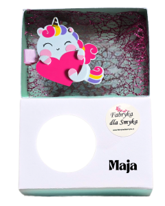 Uroczy jednorożec z serduszkiem