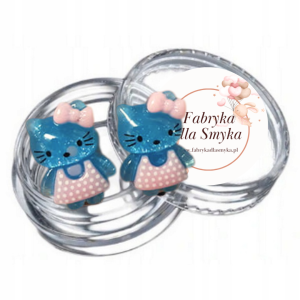 Klipsy kotki żywica  