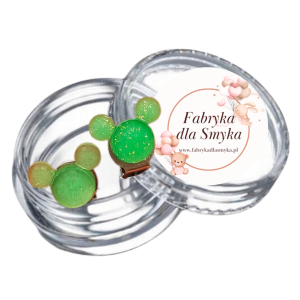 Klipsy myszki żywica hand made