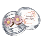 Klipsy kwiatuszki żywica