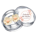 Klipsy kwiatuszki żywica 