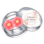 Klipsy kwiatuszki żywica 