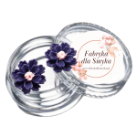 Klipsy kwiatuszki fimo hand made