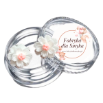 Klipsy kwiatuszki fimo hand made 