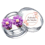 Klipsy kwiatuszki fimo hand made 