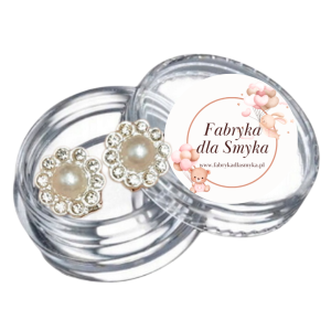 Klipsy kwiatuszki hand made 