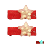 Magiczne Spinki "Świecące Gwiazdki" – Zestaw Świąteczny Handmade