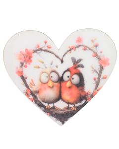 Zakochane ptaszki - podkładka