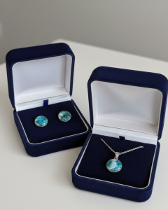 Morskie Głebiny - Zawieszka + Kolczyki