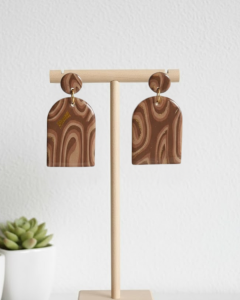 Arched Earth - kolczyki stal