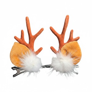 Rogi renifer  spinka hand made  2 szt